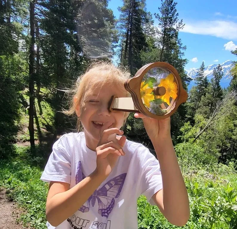 Natural Wood Kaleidoscope – a vibrant and playful gift idea